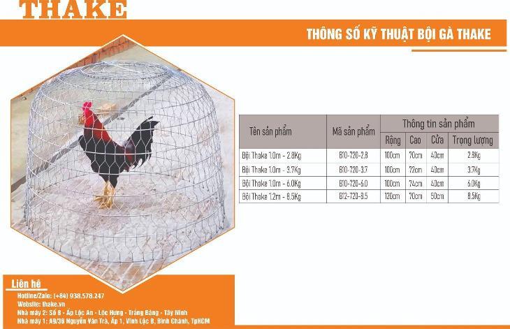 Bội Thake 1.0m nặng 3.7kg